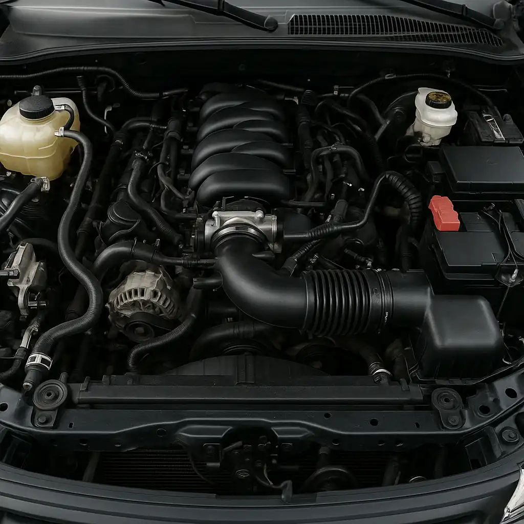 Engine bay cleaning